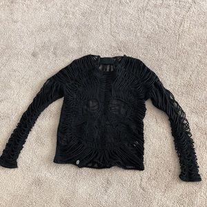 Philipp Plein - lace see through top